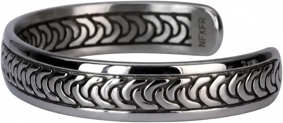 Næxon 316 Stainless Steel Cuff Bracelets — Dime Stack Small product photo