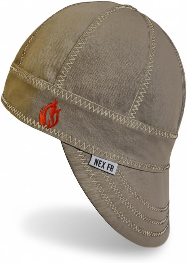 Næxon 8-Panel FR Welding Cap — Tan product photo