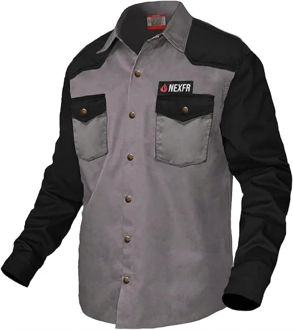 Næxon Combine Two-Tone FR Shirt — Black/Gray product photo