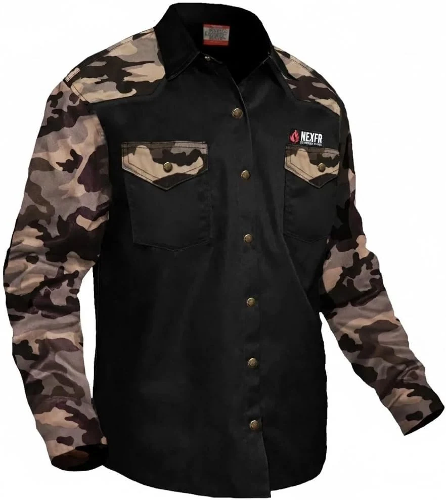 Næxon Combine Two-Tone FR Shirt — Black/Stealth product photo