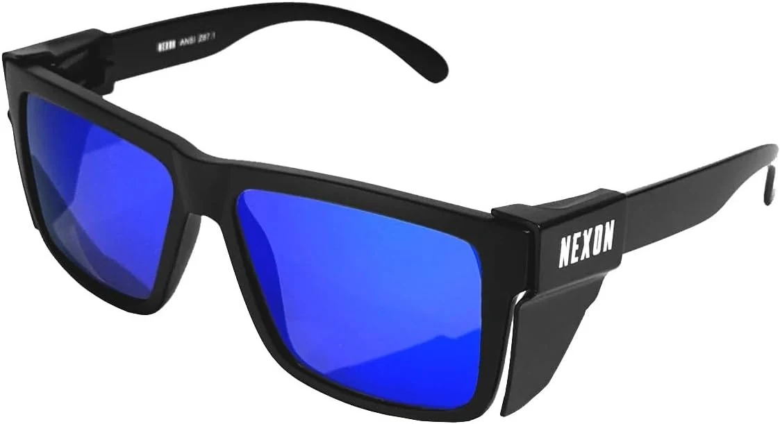 Næxon Badger Z87 Safety Glasses — Badger Blue product photo
