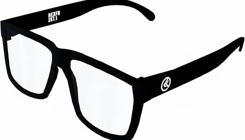 Næxon Badger Z87 Safety Glasses — Black product photo