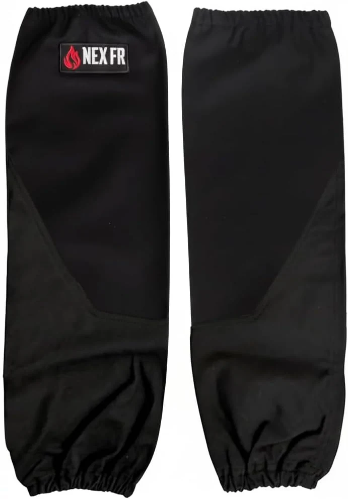 Næxon 21-Inch FR Welding Sleeves — Black With Split Leather product photo